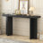 Modern Entryway Table with L-Shaped Legs-108688848