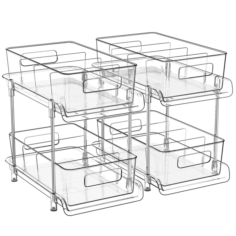 X－MAX FURNITURE Plastic Under Sink Organizer