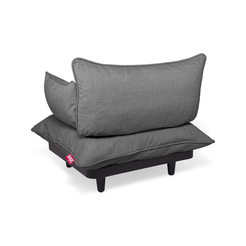 Paletti Outdoor Lounge Chair, Rock Gray