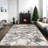 Monaco Series Abrstract Black/Gray/Ivory/Beige Area Rug-2039343011