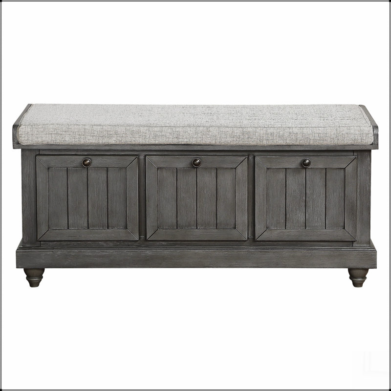 Meuble de rangement en bois massif 1pc, Beige