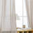 Jep Linen Blended Semi Sheer Rod Pocket Curtain Pair-1891279572-1891279583