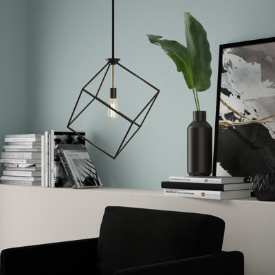 Luminaire suspendu carré à 1 lumière Devione