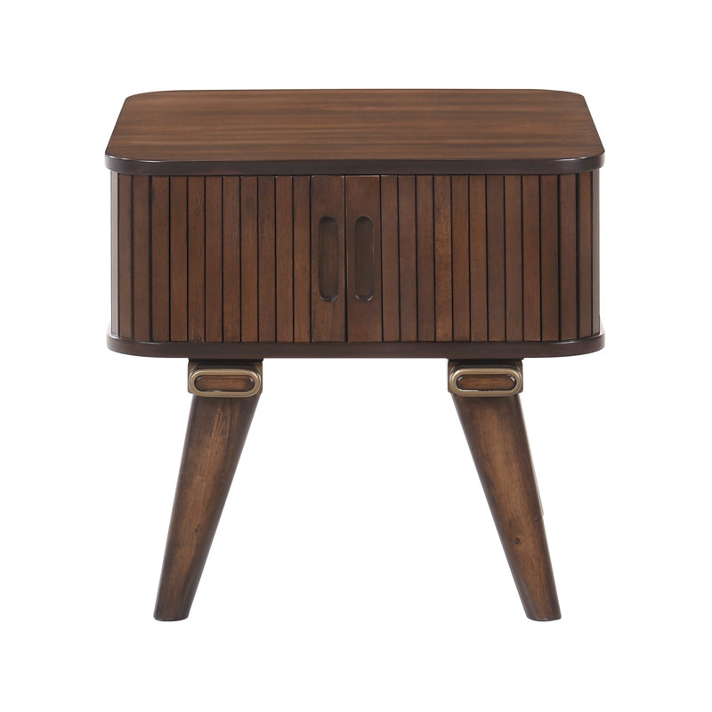 1pc Storage End Table