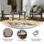 Ensemble bistro avec chaise berçante d'extérieur 3 pièces Killona-88127020