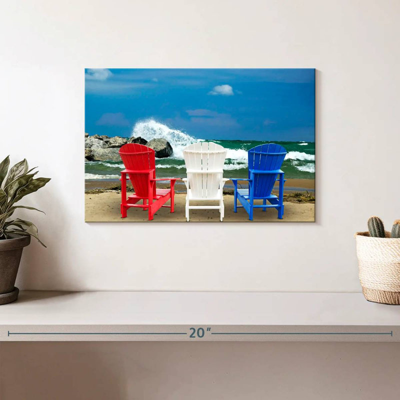 Chaises Gillard patriotiques Gillard, H 8 po x l 12 po