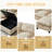 96.5" Sectional Couch For Living Room, Upholstered Soft Chenille Fabric Sofa, 3-Seater With One Ottoman L Shape Sofa-316051587