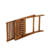 Antonio 4 - Person Acacia Wood Patio Dining Set with Rectangular Table