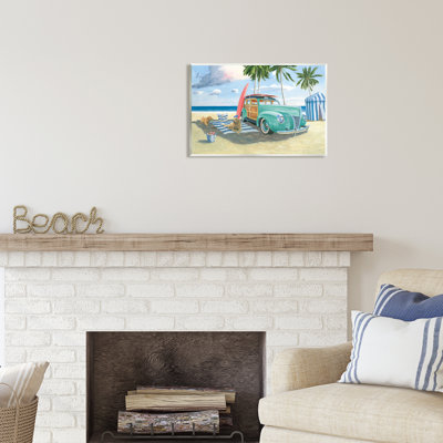 «Dogs On Beach Shore On MDF» par James Wiens, peinture