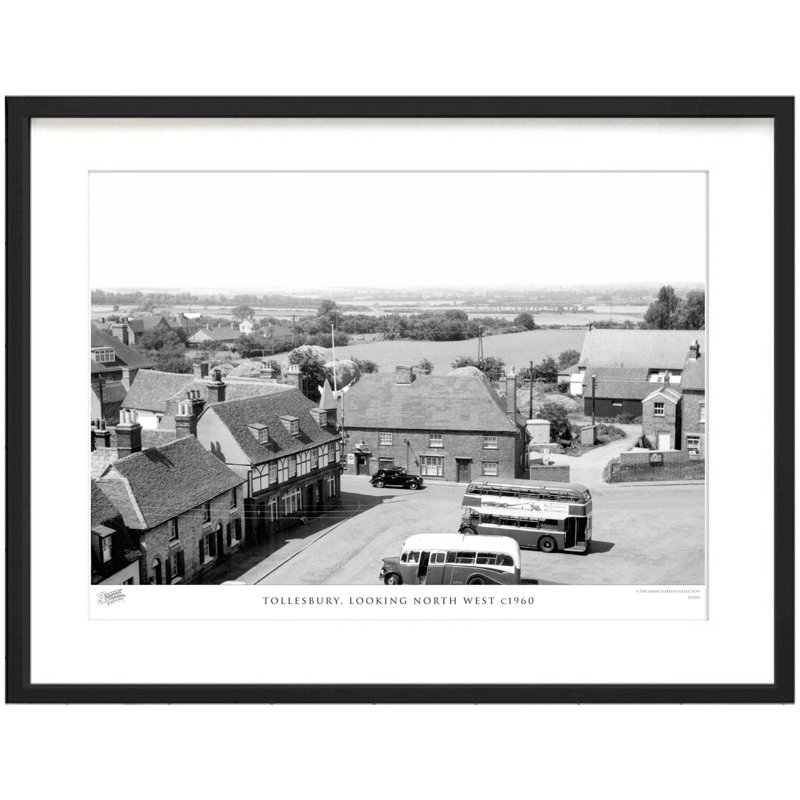 Tollesbury, Looking North West C1960 by Francis Frith - Single Picture Frame Print, 40cm H x 50cm W x 2.3cm D