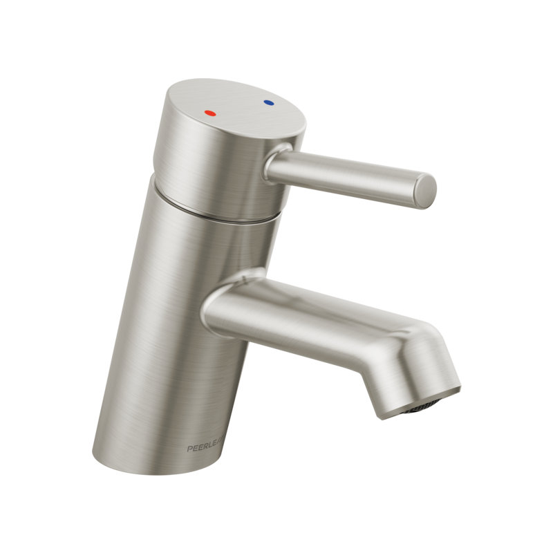 Robinet de baignoire à poignée simple, Nickel brossé