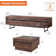 Ensemble de meuble télé et table basse 2 pièces Aadam