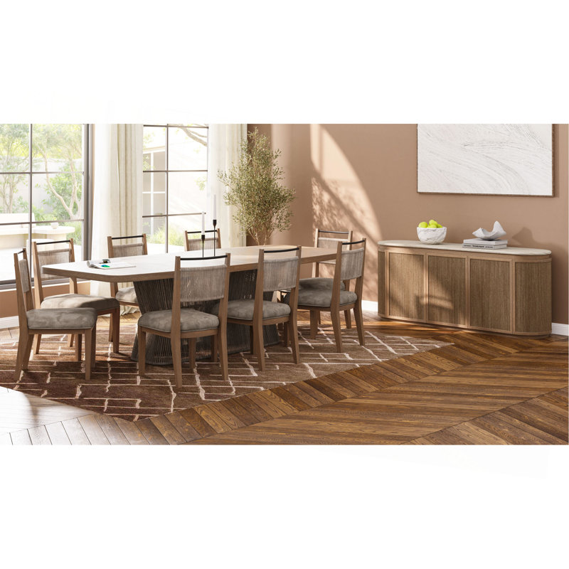 Table de salle à manger - Toffe avec base en corde