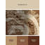 Tapis beige abstrait lavable à la machine Elida Faeries-1669654700