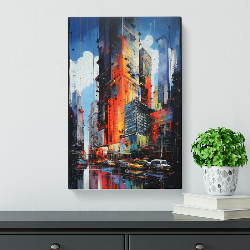 Modern Wall Art - Wrapped Canvas, 50cm H x 35cm W x 3cm D