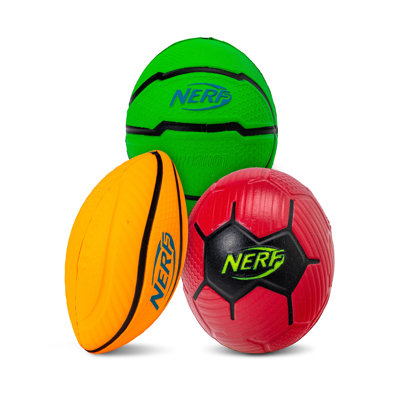 Multicolore ensemble de balles de sport en mousse Nerf