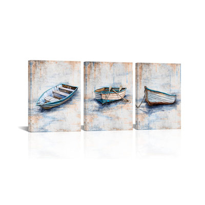 3 Piece Wrapped Canvas Wall Art