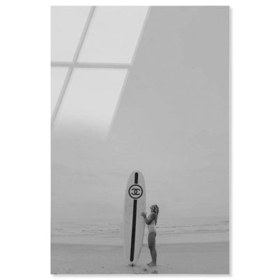 Surfing Day Acrylic Print Fashion Art Prints by Notoriart, Ready to Hang, 10 x 15