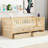 Twin Daybed With Fence Guardrails And 2 Drawers - Ideal For Bedrooms Wood Convenient Bedroom Storage-69591175-69591224