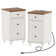 Allyssa End Table Set with Storage and Built-In Outlets