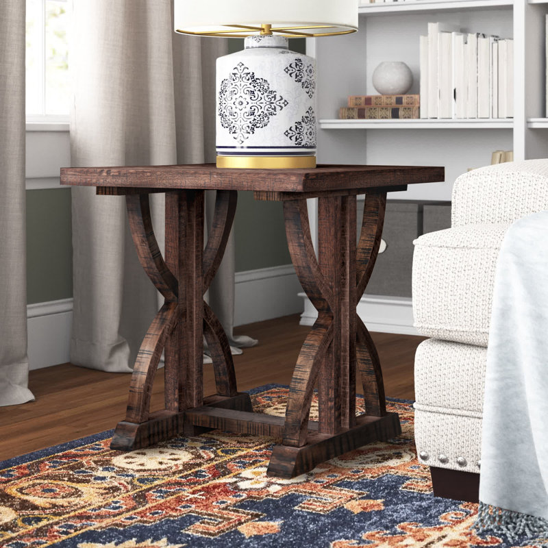 Leiter End Table, Oak
