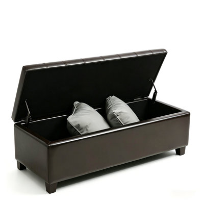 Contemporary Style Bench,Tufted Bench,Ottoman Storage Bench