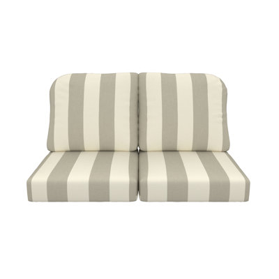 Amala Sunbrella® Indoor/Outdoor Loveseat Cushion