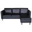 Canapé modulaire réversible avec repose-pieds 74,02 po