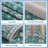 Garvee Large Area Rug 9x12 Vintage Rug Non Slip, Thin Washable Oriental Carpet, Soft Non Shedding Floor Covering, Low Pile Foldable Printed Mats for Open Spaces Office Hotel, Green-450292361-450292402