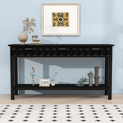 Console Table with 3 Drawers