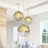 Davyan 3 - Light Dimmable Geometric Chandelier