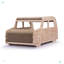 Grattoir pour chat en bois 2-en-1