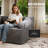 Modern 104" Padded Plush Corduroy Cloud Sectional Sofa with L-Shaped Chaise and Deep Seating, No Assembly Required, For Living Room Office Apartment-112015408
