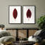 Art mural encadré, rétro, antique, classique pour chambre à coucher - 16 po x 24 po x 2 panneaux-1020305916-1020305906