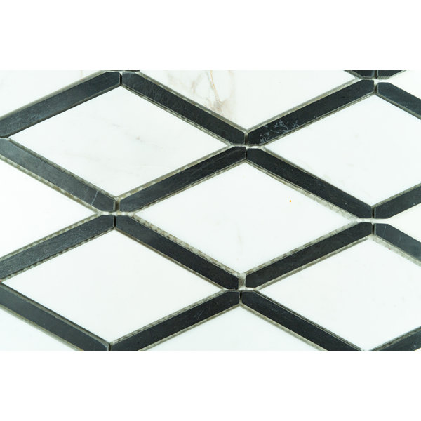 DIAMOND MIRROR MARBLE MOSAIC (10 TILES PER BOX)