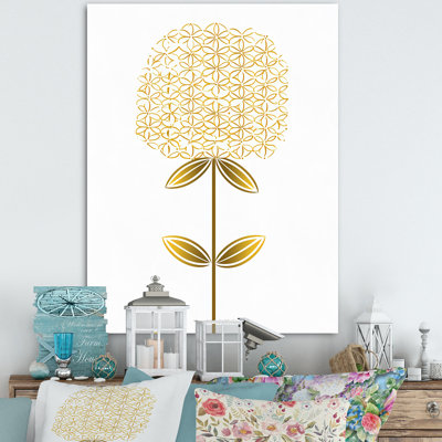 " Blooming Gold Flower Of Life "