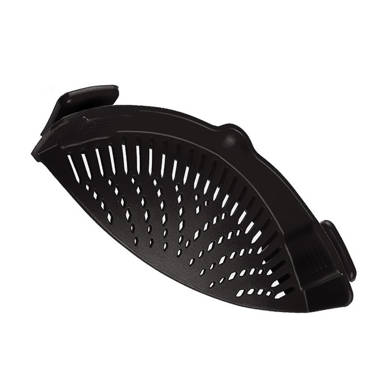 Silicone Pot Strainer Black