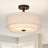 Nichoel Linen Semi Flush Mount-440036252