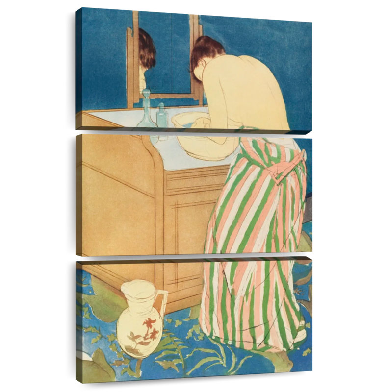 Femme se baignant 1890-1891, H 74 po x l 48 po