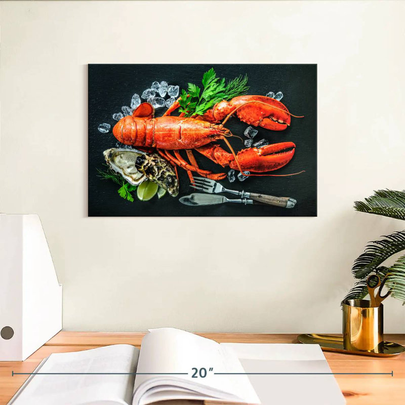 Yarlin Delicious Lobster, 8" H x 12" W