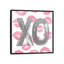 « love ox rose, square », impression sur toile tendue-73626240-73626239-31933334