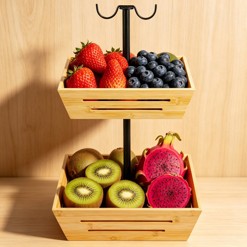 Brambly Cottage Bamboo Fruit Basket