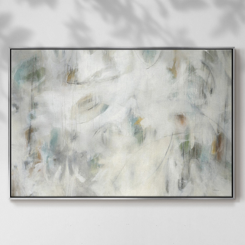 Joie De Vivre - Imprimé, H 41 po x l 27 po x P 2 po, Encadré gris
