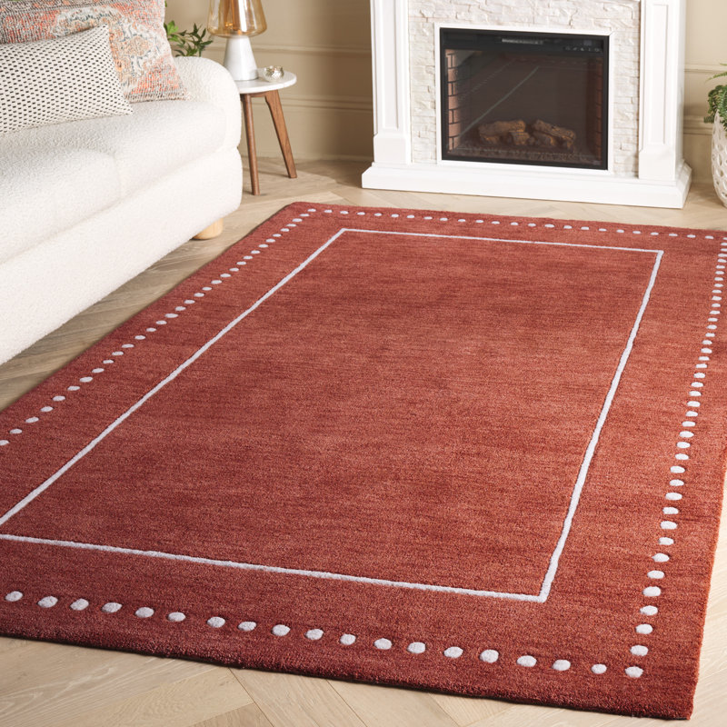 Bella 151 Hand Tufted Wool Geometric Shapes Rug, Rectangle 8' x 10'