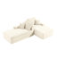 Canapé modulaire Cloud avec assise profonde et méridienne double-828229599-828229584