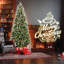 Arbre de Noël avec 150 lumières DEL blanc chaud-949754888