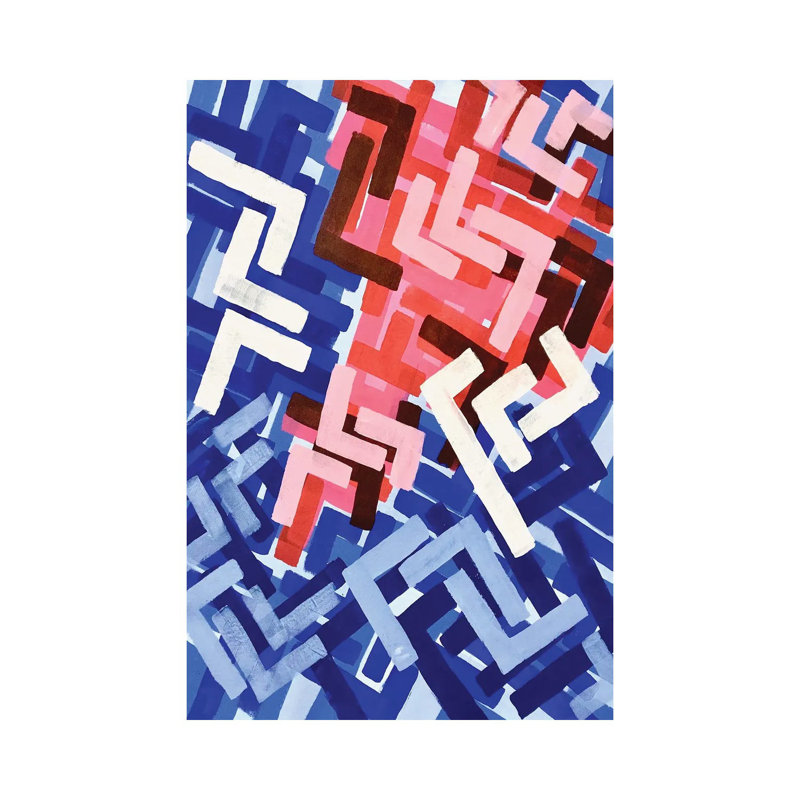 Bubblegum Graffiti 1 Piece Wrapped Canvas Painting, 66.04 cm H x 45.72 cm W x 3.175 cm D