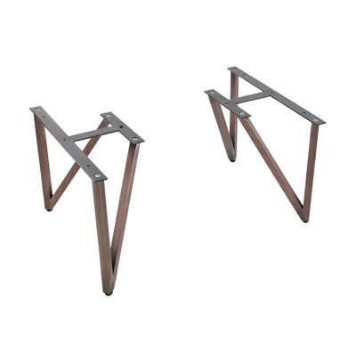 Pieds de coiffeuse Annèche, bronze huilé
