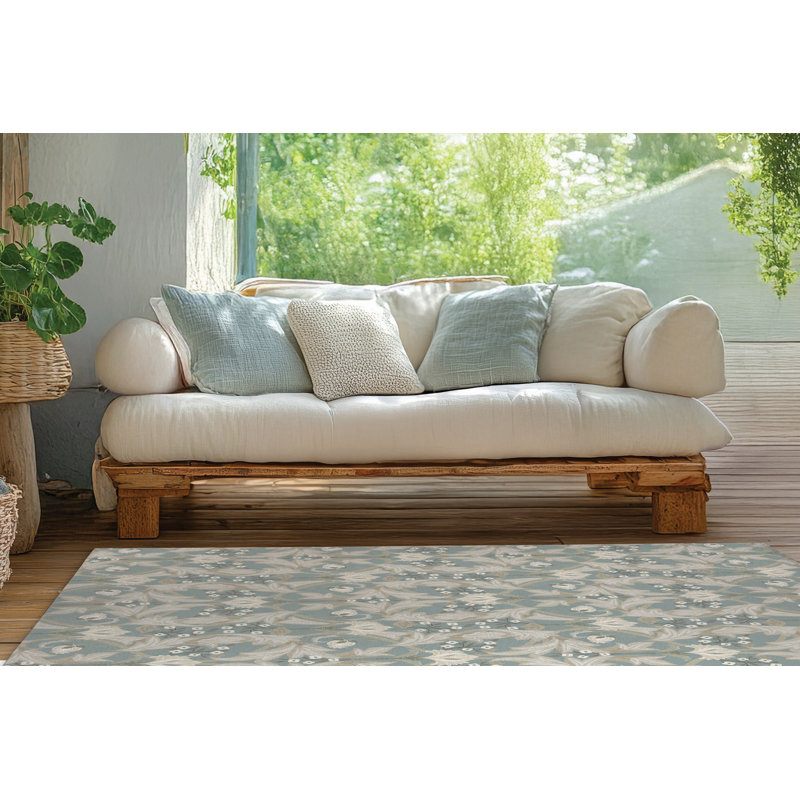 Tapis d'extérieur Ogee Leaf, Rectangulaire 2 pi x 3 pi