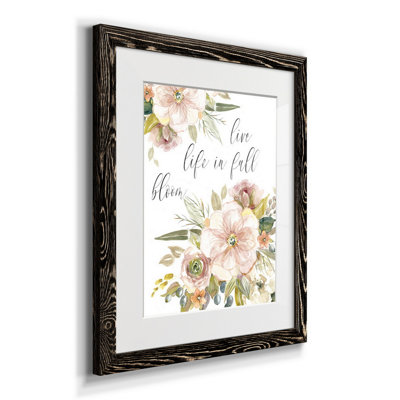«Peach Bloom II», reproduction de cadre photo sur papier